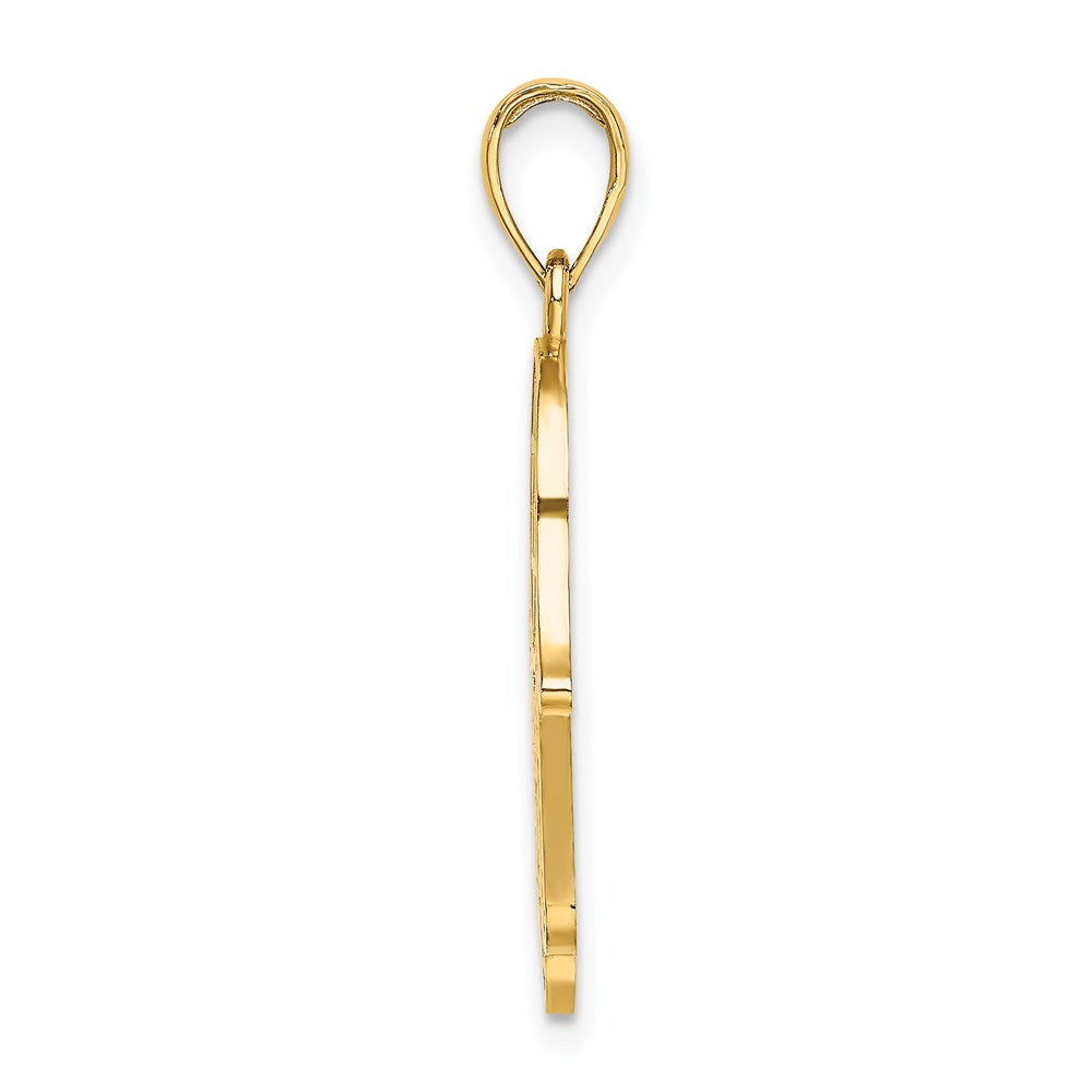 14K Chamseh with Star Of David Charm