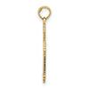 Gold Heart Cross Pendant