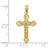 14K Inri Crucifix with Scroll Tips Charm