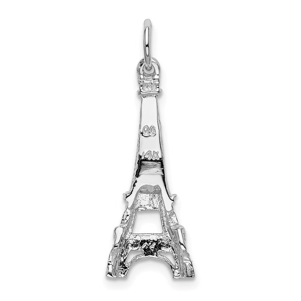 Gold Polished Eiffel Tower Pendants