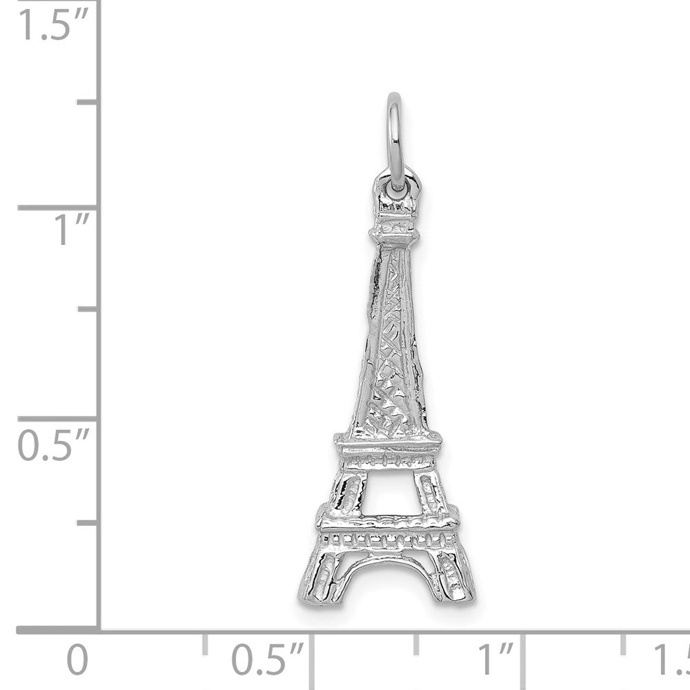 Gold Polished Eiffel Tower Pendants