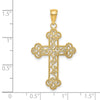 Gold Filigree Cross Pendant
