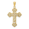 Gold Filigree Cross Pendant