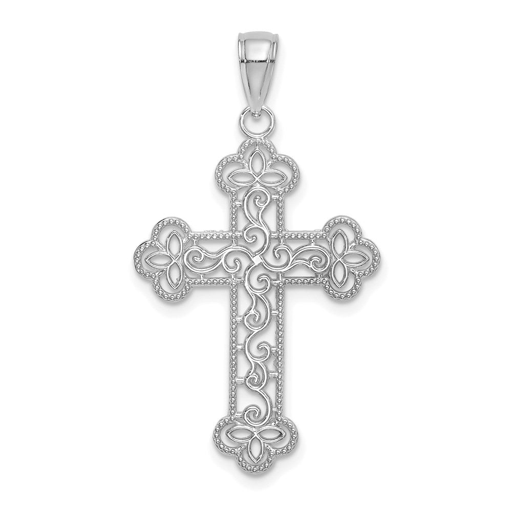 Gold Filigree Cross Pendant