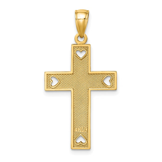 Gold Love Cross Pendants