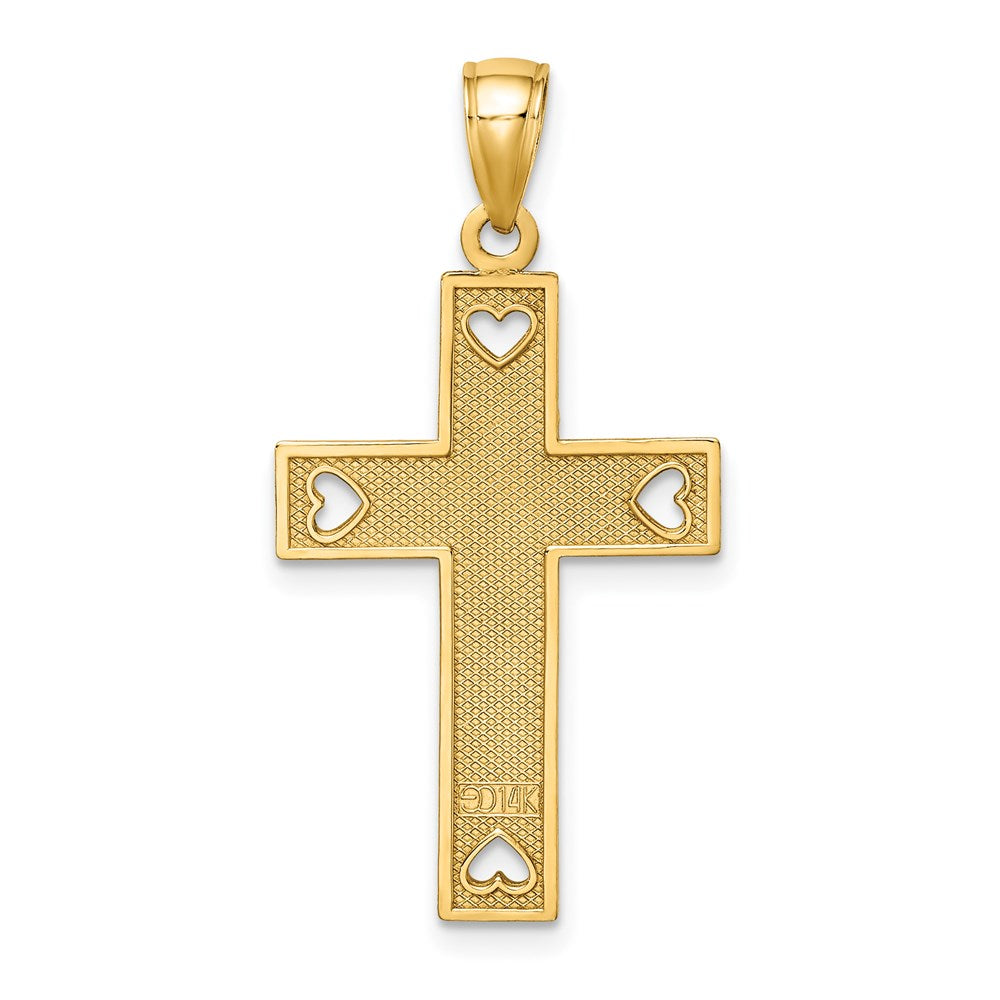 Gold Love Cross Pendants
