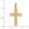 Gold Love Cross Pendants