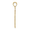 14K Textured and Cut-Out Cross Charm