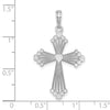 Gold Heart Cross Pendant