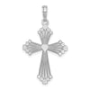 Gold Heart Cross Pendant