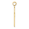 14K Filigree Beaded Outline Cross Charm