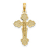 14K Crucifix with Fancy Tips Charm