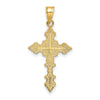14K Crucifix with Fancy Edges Charm