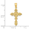 14K Crucifix with Fancy Edges Charm