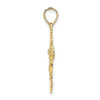14K Crucifix with Fancy Tips Charm
