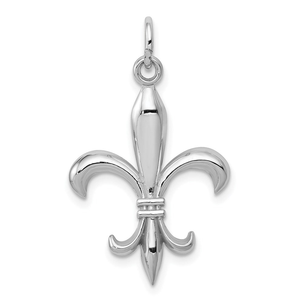 Gold Polished Flue de lis Pendants