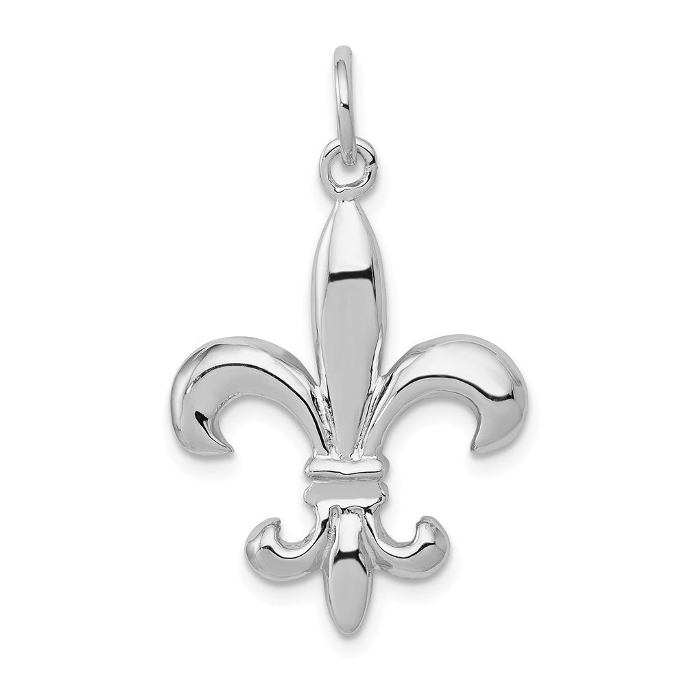 Gold Polished Flue de lis Pendants