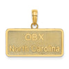 Gold Polished OBX Pendants