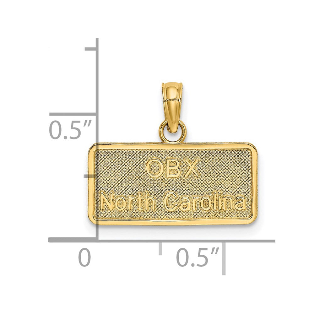 Gold Polished OBX Pendants