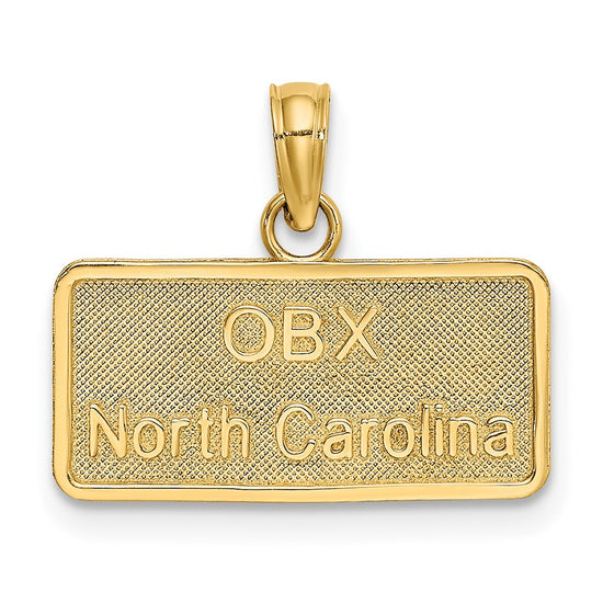 Gold Polished OBX Pendants