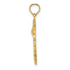 14K JAMAICA with Bird in Circle Charm