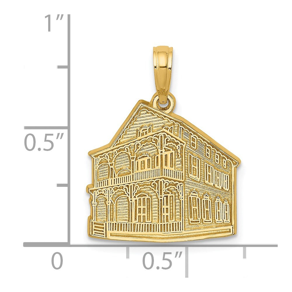 14K The PINK HOUSE CAPE MAY NJ Charm