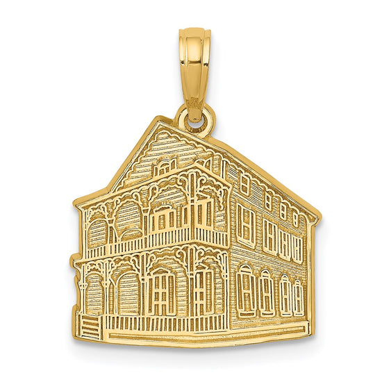 14K The PINK HOUSE CAPE MAY NJ Charm