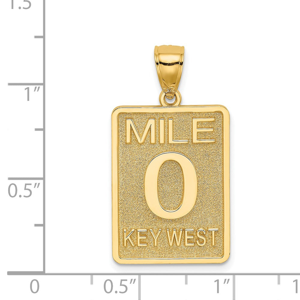 Gold Polished Key West Pendants