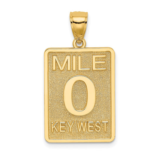 Gold Polished Key West Pendants