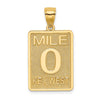 Gold Polished Key West Pendants