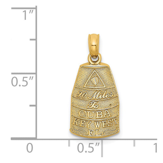 Gold Polished Key West Pendants