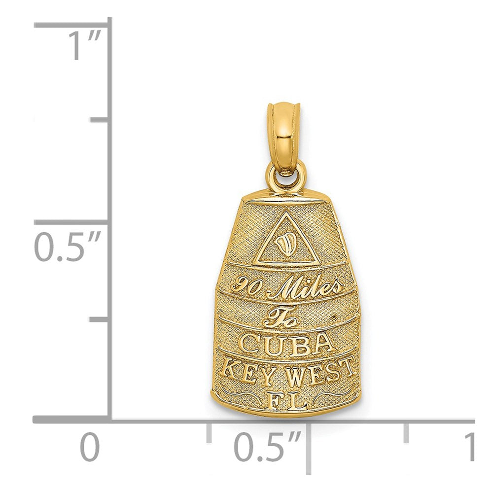 Gold Polished Key West Pendants