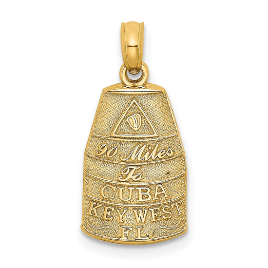 Gold Polished Key West Pendants