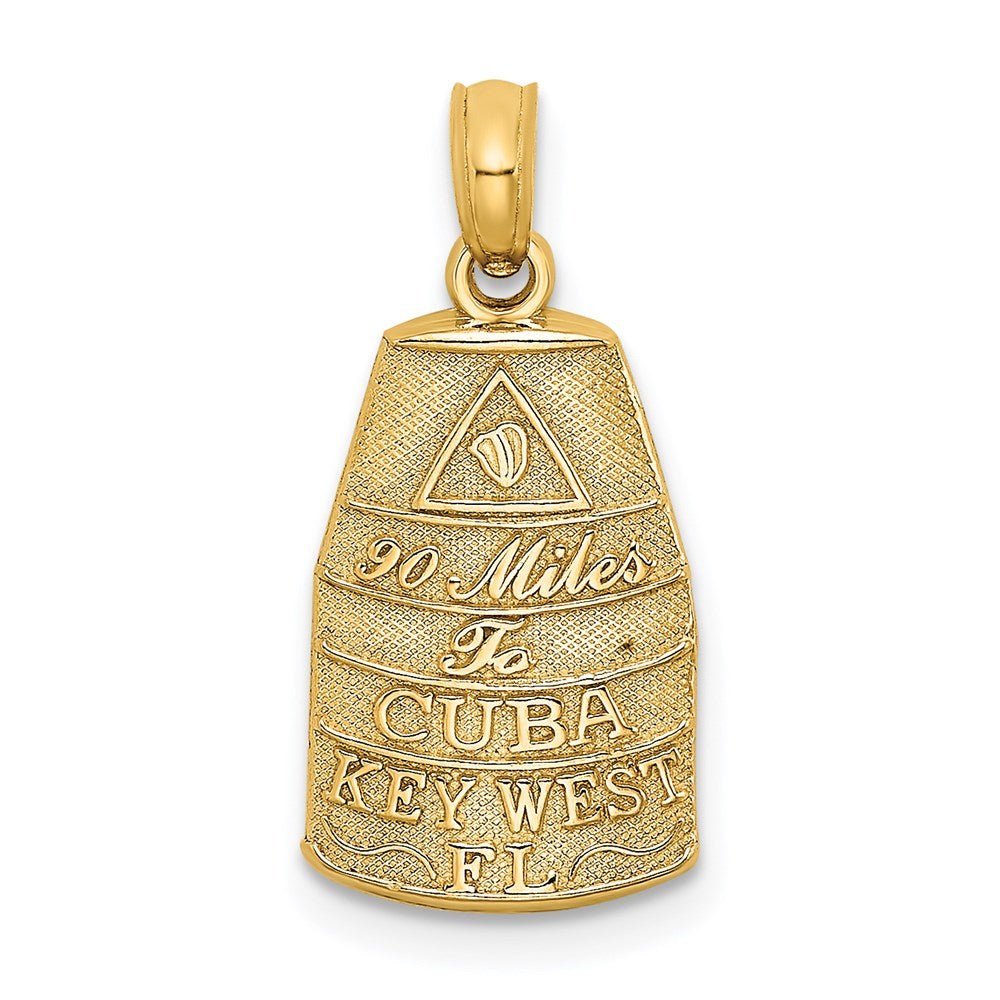 Gold Polished Key West Pendants