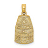 14K Small 90 MILES TO CUBA KEY WEST FL Charm