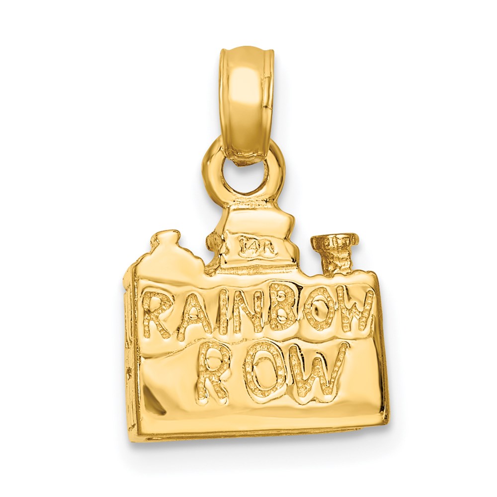 14K 3-D CHARLESTON Rainbow Row Buildings Charm
