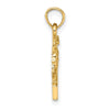 14K CHARLESTON Horse and Cart Charm