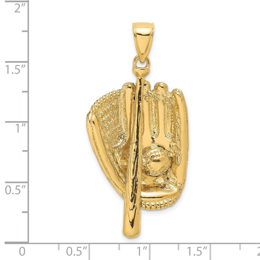 Gold Polished Sports Pendants