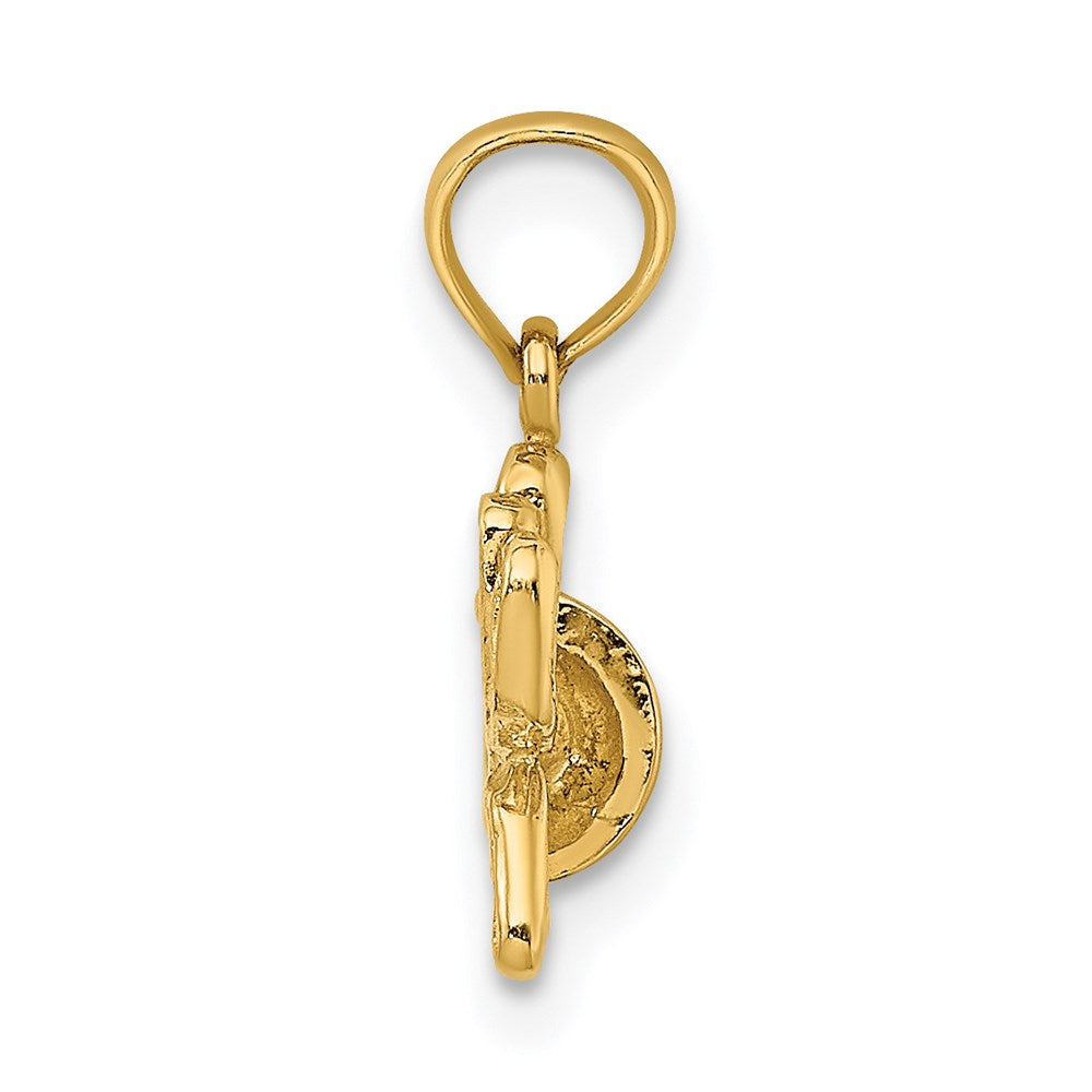 Gold Polished Golf Pendants