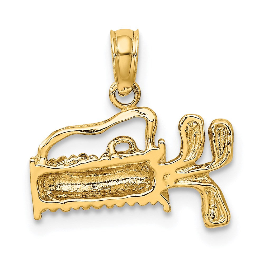 Gold Polished Golf Pendants