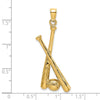Gold Polished Sports Pendants