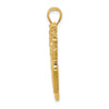 Gold Polished Golf Pendants