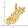 Gold Polished Golf Pendants