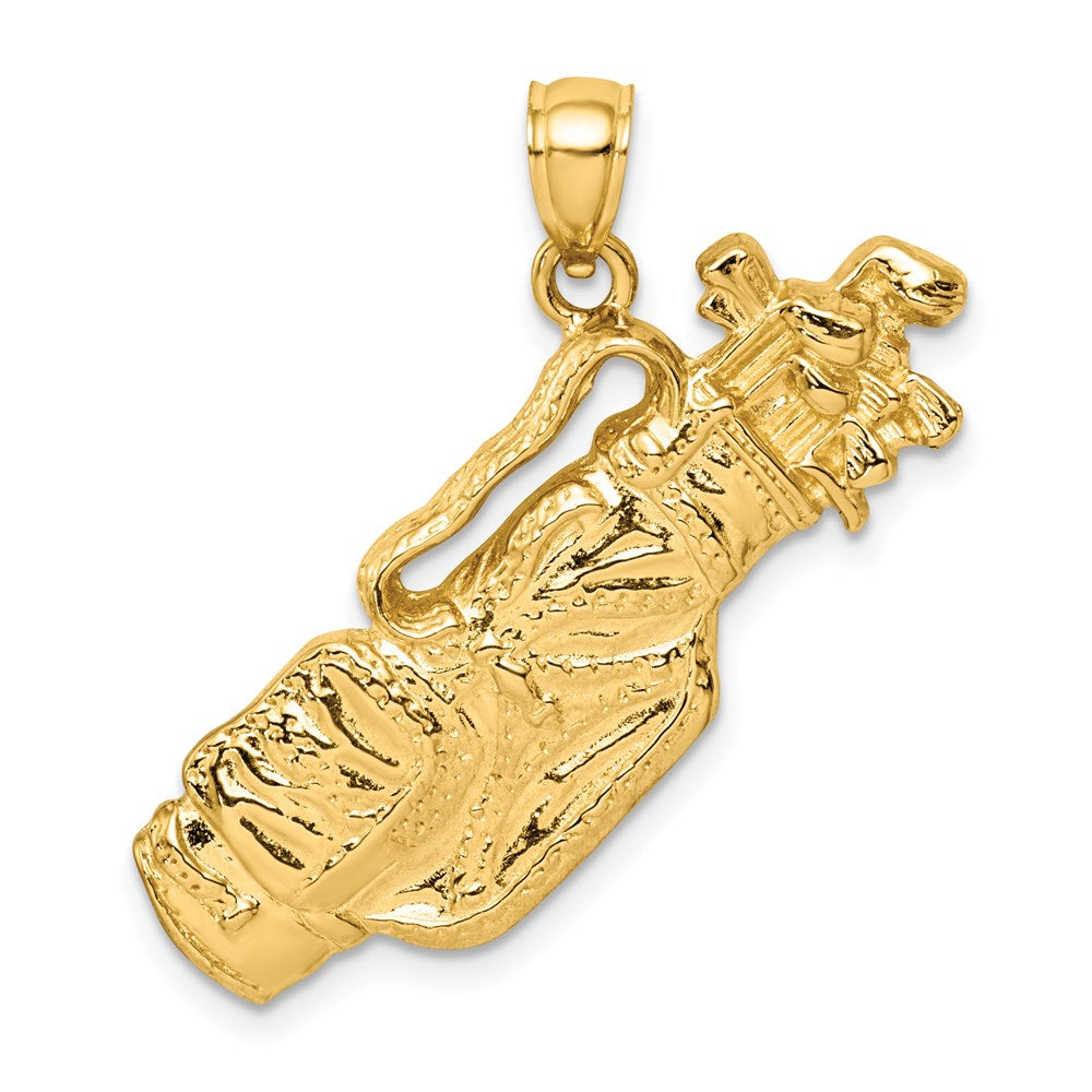 Gold Polished Golf Pendants