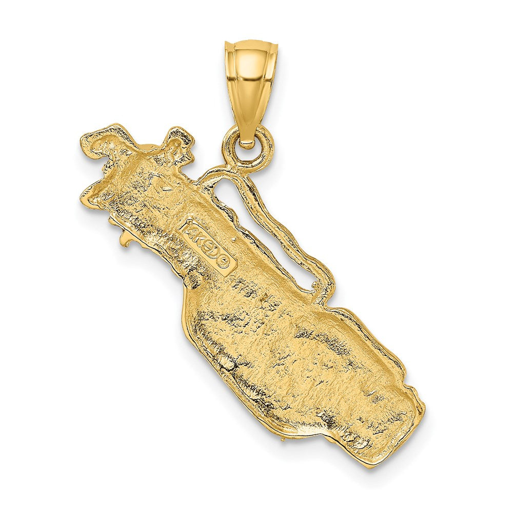 Gold Polished Golf Pendants