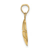 14K 2-D Textured Basketball Charm