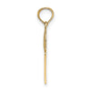 Gold Polished Basketball Pendants