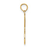Gold Polished Golf Pendants