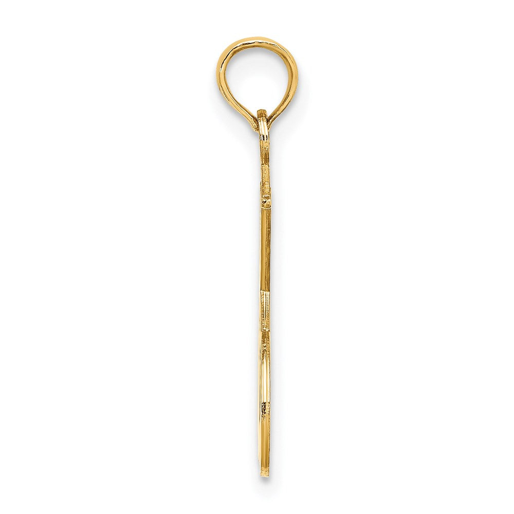 Gold Polished Golf Pendants