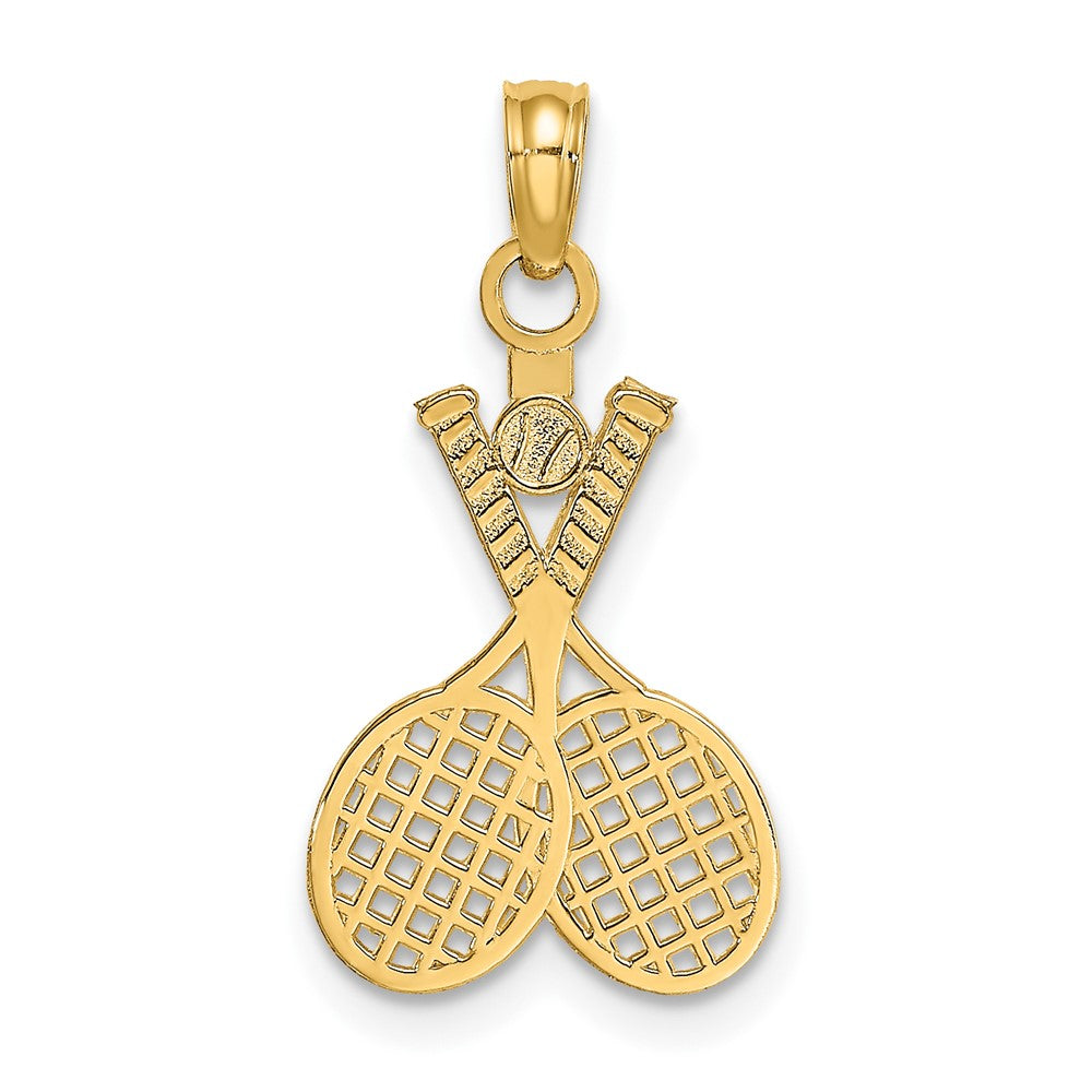 Gold Polished Golf Pendants